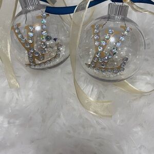 Elegant Holiday Ornament with Ribbon